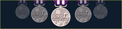 Yaz Oyunları için özel madalya