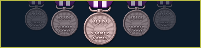 Exclusive Medaille für Sommerspiele